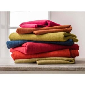 Clarke & Clarke Linoso Buff Made to Measure Roman…